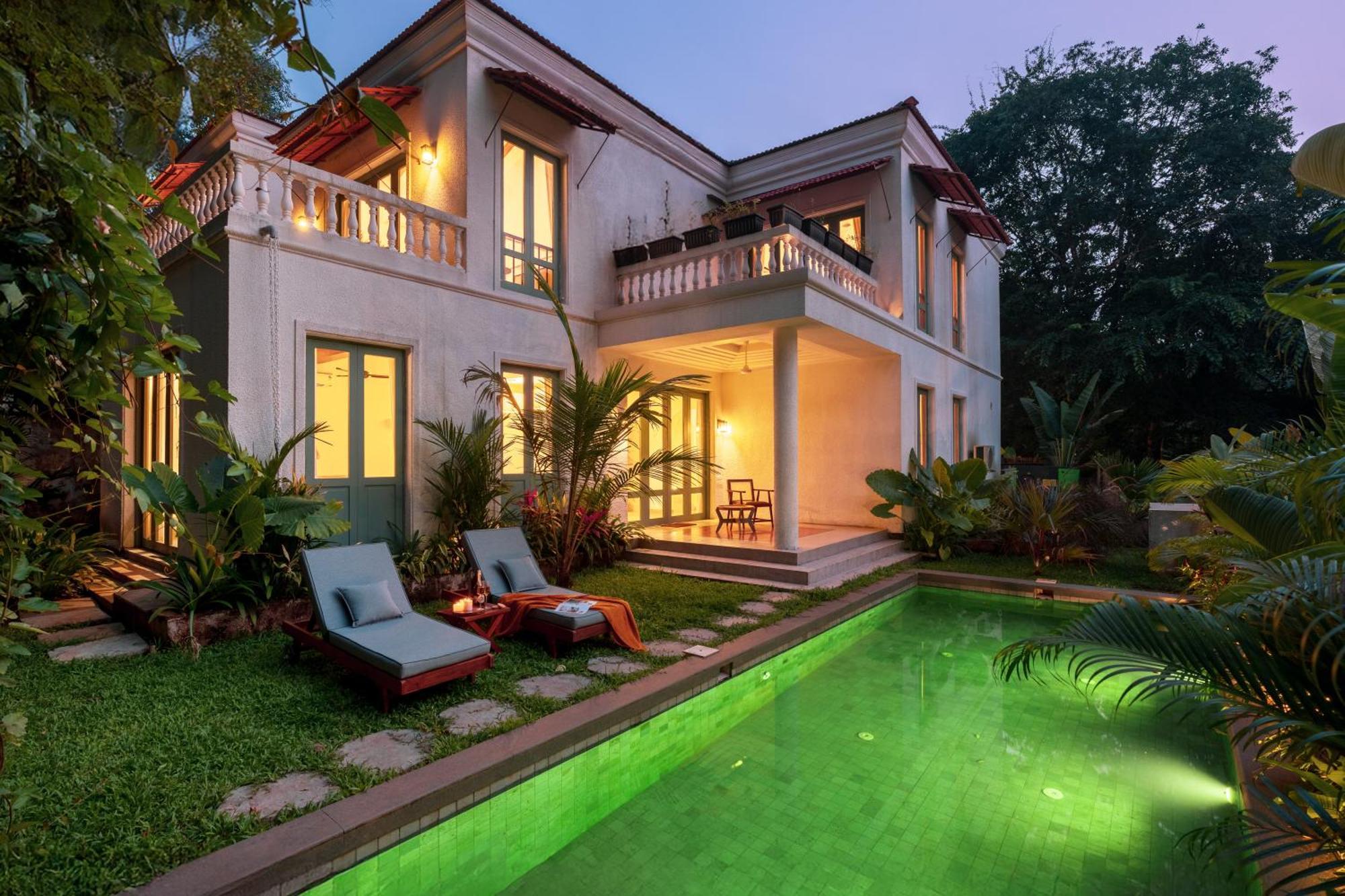 La Branca Villa Siolim Exterior foto